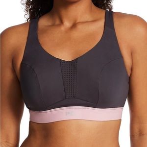 Panache Ultra Perform Non Padded Sports Bra 5022 SIZE: 32FF (US) COLOR: Charcoal
